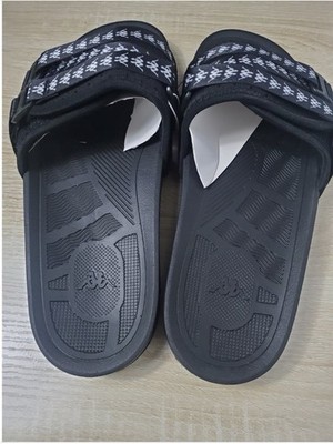 Kappa Authentic Luria 1 Black White Slides Size 12 Mens New  display picture 3
