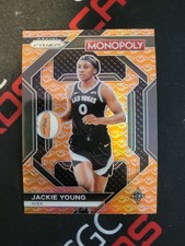 2024 Panini Prizm WNBA Monopoly - Jackie Young - Orange Handshake Deal SSP Aces