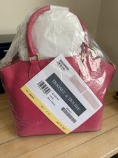 Dooney Bourke Geena Satchel - Fuchsia Pink Leather handbag - new