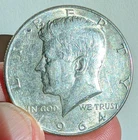 1964 Kennedy Half Dollar Gorgeous Gem! 90% Pure Silver!  1-Day Auction!