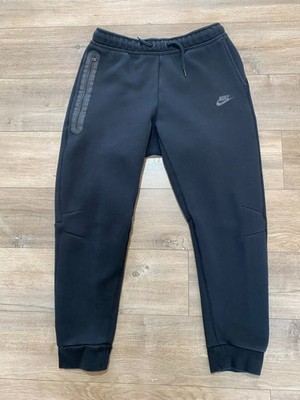 Nike Tech Fleece Jogger Pants Boys XL FD3287-010 Black Zip