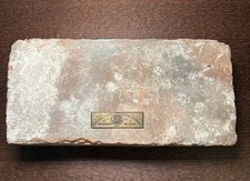 1950 Truman White House Renovation Original Brick w Brass Presidential Plaque
