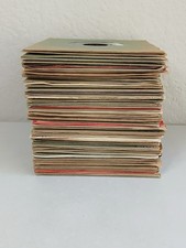 Vintage 7" Vinyl 45 Record Lot of 70 Mid-Century Assortment Some Promo DJ