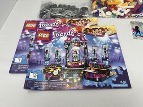 LEGO Friends Pop Star Show Stage 41105 INCOMPLETE Set Retired