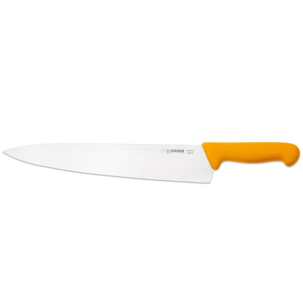 Giesser GroßEs Kochmesser 31 Cm Gelb Mit Breiter Gestanzten Klinge 8455 31 G-image