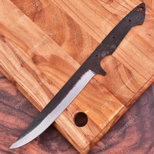 13'' 1095 High Carbon Steel FILLET Knife Blank Blade  Bushcraft Hunting Making