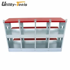 Durable Materials Chicken Nesting Boxes 8 Compartment Metal Poultry Nest Box