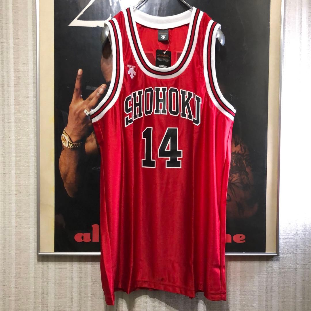 DESCENTE Slam Dunk Shohoku High School Jersey 14 Mitsui Replica