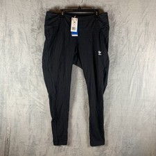 Adidas Women's Leggings 1X Adicolor Essential Black Ankle Length High Waist NWT