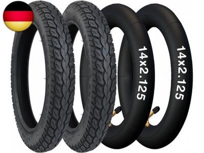 2er-Pack 14 Zoll E-Bike Reifen 14x2.125 Fahrradreifen 57-254 Plus 2er-Pack 14
