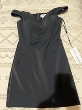 NWT Ashley Lauren black short dress size 10 formal cocktail homecoming wedding