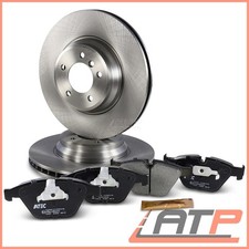 DISCHI FRENO VENTILATI Ø348 + SET PASTIGLIE ANTERIORI PER BMW SERIE 3 E90 E91 E92 E93