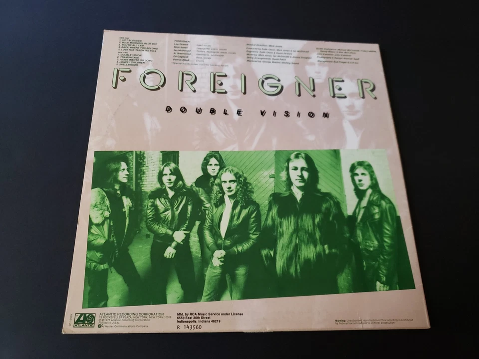 1970s MINT-EXC Foreigner Double Vision , 19999 LP33 - Image 2 of 4