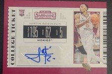 Justin Robinson Autographed - Virginia Tech - Jersey #5, Card #108, 2019 Panini