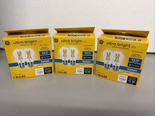  6 Bulbs GE 2pk Ultra Bright A15 LED Ceiling Fan Light Bulbs 13 Year Daylight