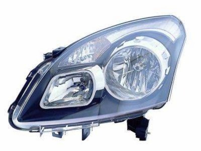 DEPO LEFT Black Headlight Front Lamp Fits RENAULT Koleos Suv 2008-2011