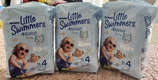 3 Packs Huggies Little Swimmers Size 4 Swim Diapers 33 Ct Nemo 24  34 lbs NIP