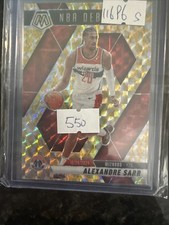 2024-25 Panini Mosaic Alexandre Sarr RC Gold Snakeskin 4/ 8 Wizards