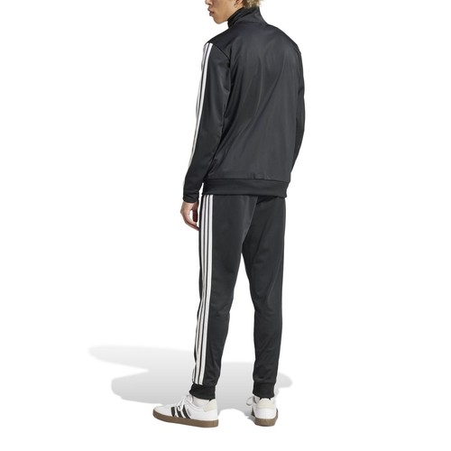 Adidas Herren Anzug Sportswear Basic 3-Stripes Tricot Schwarz Code JI8858 - Bild 2 von 6