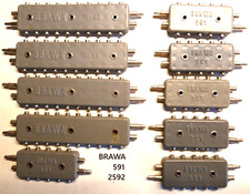 BRAWA H0 - Verteilerplatten - 6 x 591 und 4 x 2592 - ohne OVP
