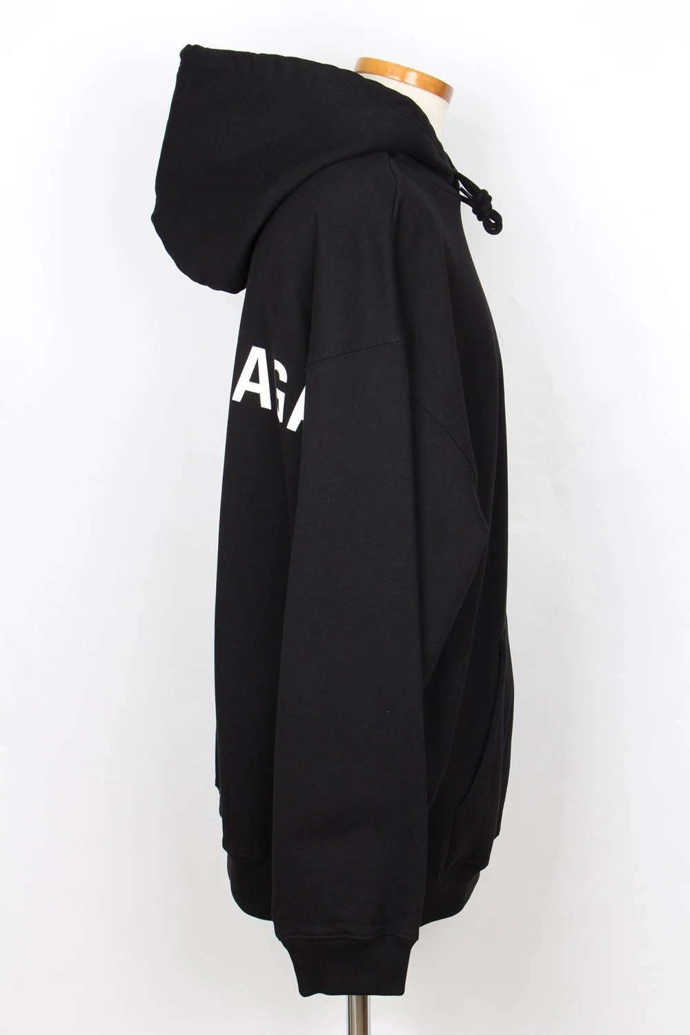 Felpa con cappuccio Balenciaga logo nera XL 12345 77573399