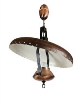 Mcm 60s Atomic Pull Down Retractable Light Fixture Vtg Pendant Ufo Saucer 