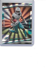 2022 Prestige Jaylen Waddle Sunburst Miami Dolphins Football Card #182
