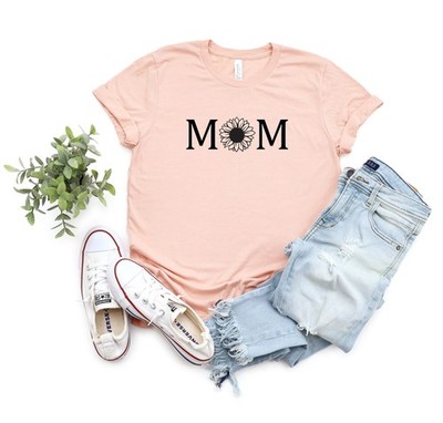 Floral Mom Shirt  Mom Shirt  Floral Mama Shirt  Sunflower Mom Shirt  Cute