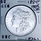 1884 O BU GEM MORGAN SILVER DOLLAR UNC MS+++ U.S. MINT RARE COIN 8361