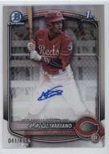 Naibel Mariano Bowman Chrome 2025 Refractor /499 Auto