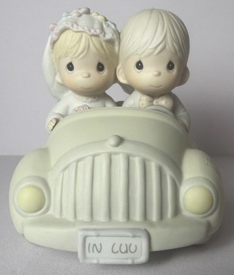Precious Moments Wishing You Roads of Happiness 1988, 520780 Retired Enesco