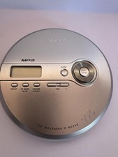 Sony Walkman D-NE240 Portable CD Player MP3 Discman Tested Working No Accessorie