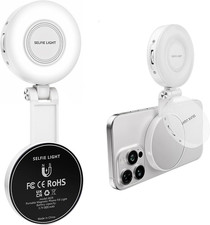 Magnetic Phone Selfie Light - Ring Lights Mirror Cell Phone Attachment Compatibl