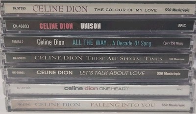 Lot Of 7 Celine Dion CD's  - C807