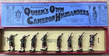 Britains: Boxed Set 114 - Queens Own Cameron Highlanders. Pre War c1930s.
