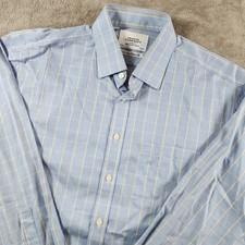 Charles Tyrwhitt Dress Shirt Mens Size 17/35 Classic Fit No Iron