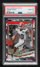 2023 Panini Donruss Optic Jazz Prizm Andre Rison #7 PSA 10 GEM MT 5ov