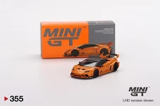 1/64 Mini GT 355 LB WORKS Lamborghini Huracán GT Arancio Borealis Orange MGT0355