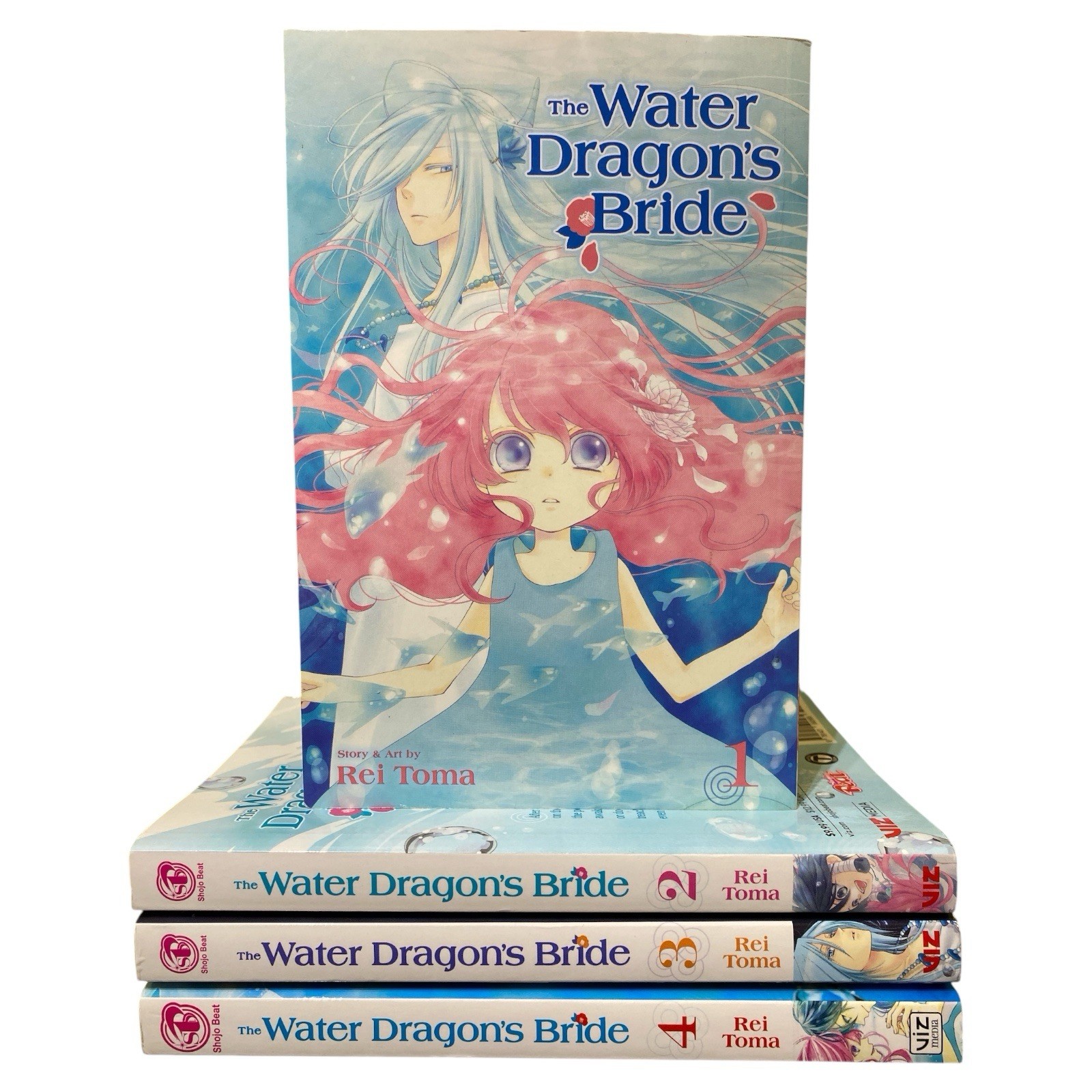 The Water Dragon's Bride Manga Set Vol 1-4 Rei Toma Shojo Romance Fantasy Books