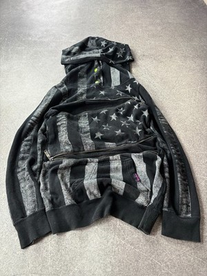 ジャケット・アウター archive leathr hoodie y2k 00s lgb y2k 00s Avril Lavigne Abbey DAWN zip-up hoodie M size Black