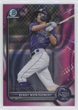 2022 Bowman Chrome Prospects Fuchsia Lava Refractor 13/199 Benny Montgomery 2l4