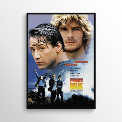 1991 POINT BREAK - Film Film Poster Druck - A3 A4 A5 - Wohndeko/Wandbild