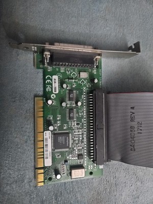 Adaptec AVA-2906 32 Bit Controller Card PCI SCSI 1778406-00 And Ribbon Cable [A2