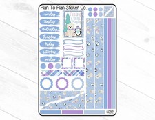 5082 Feeling Frosty Journaling Kit Planner Stickers.