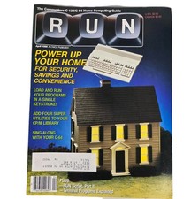 RUN Magazine April 1986 Commodore C-64 128 Software Computer Program Vintage