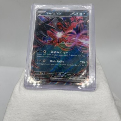 Pokémon TCG Yveltal Holo Card Soul Destroyer Dark Strike 210 HP Standard Pokémon