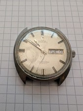 Omega Seamaster Cosmic automatico vintage uomo 35mm quadrante argento ricambi o riparazione