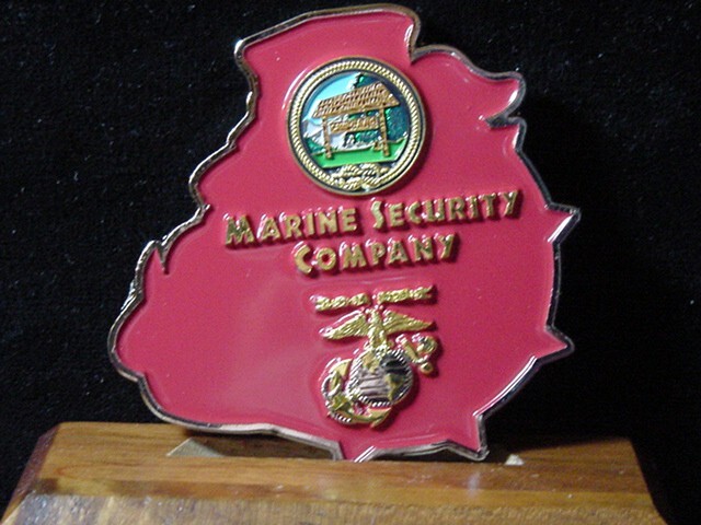 Presidential Camp David Marine Security Company Challenge Coin