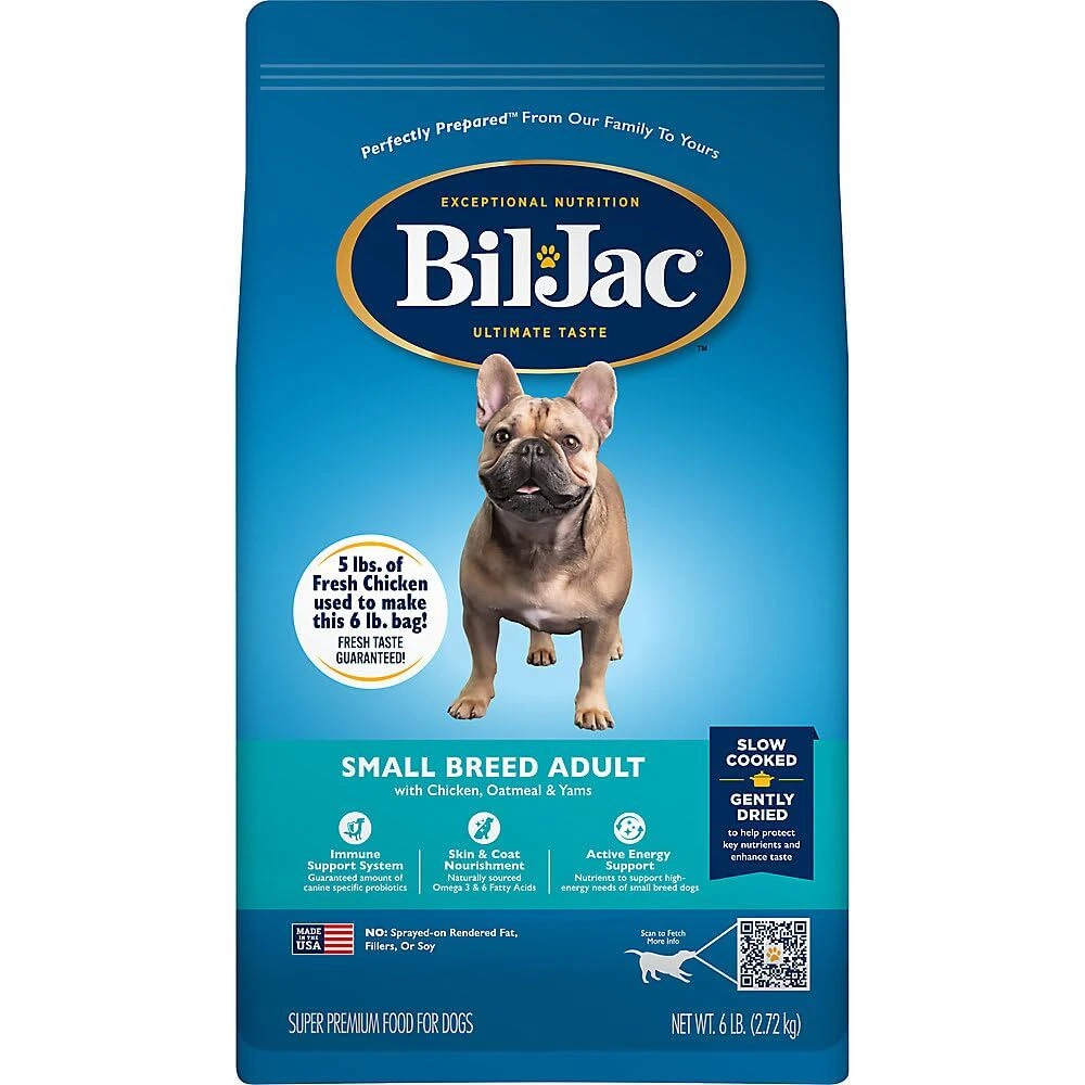 Bil Jac Dry Dog Food Made with Real Chicken Small Breed 6 Pound Bag