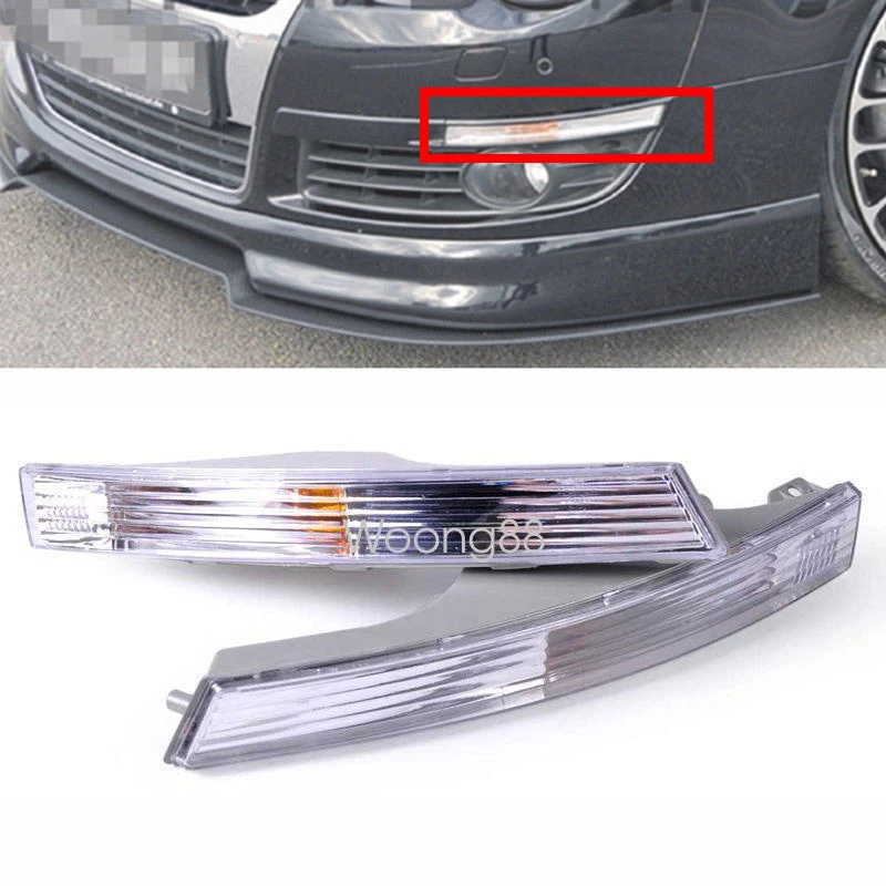 Front Bumper Turn Signal Light Indicator Lamp Housing For VW Passat B6 2005-2011 - Image 4 of 4